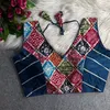 Rk Blouse Heavy Rayon Cotton With Print & Gotta Lace Pattern Wholesale Clothing Distributors In India